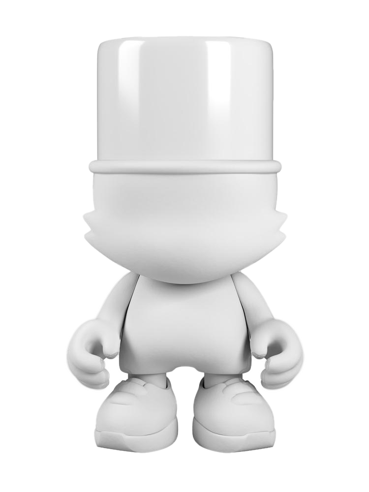 Superplastic Toy  "White UberKranky"