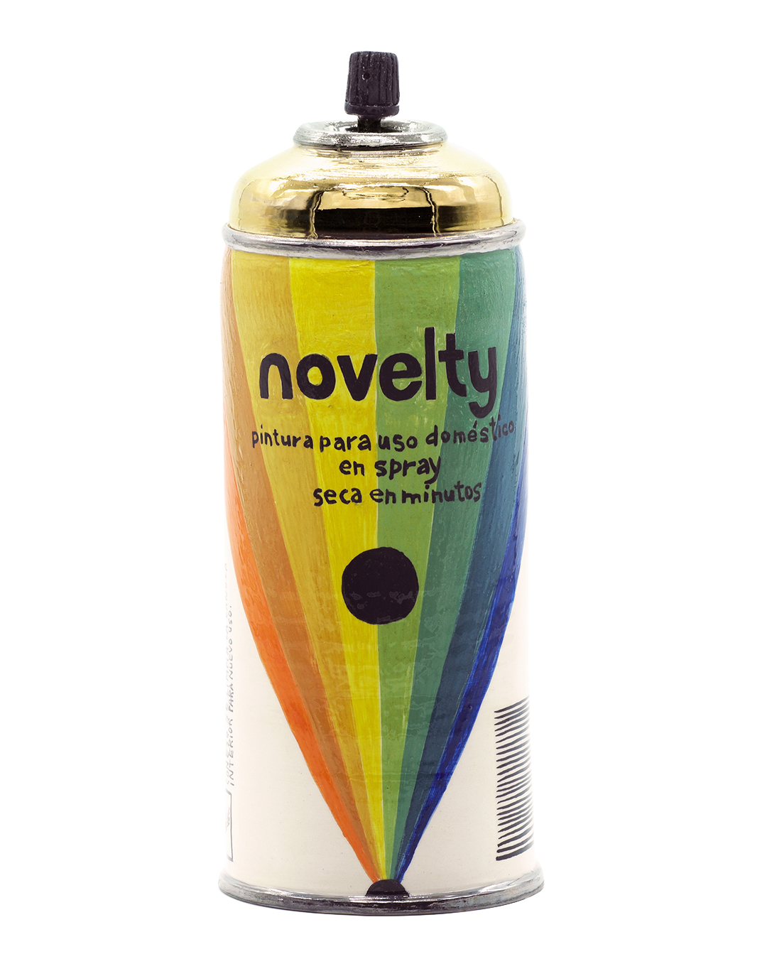 Ceramic Novelty Black Spray Can Luxe Edition